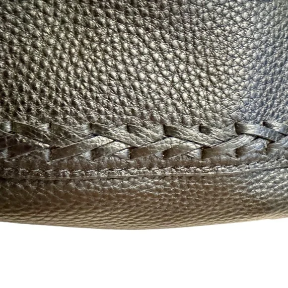 Rebecca Minkoff Black Leather Hobo with Whipstitch - Picture 6 of 11